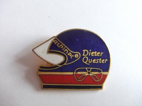 brillen Dieter Quester  motorhelm.